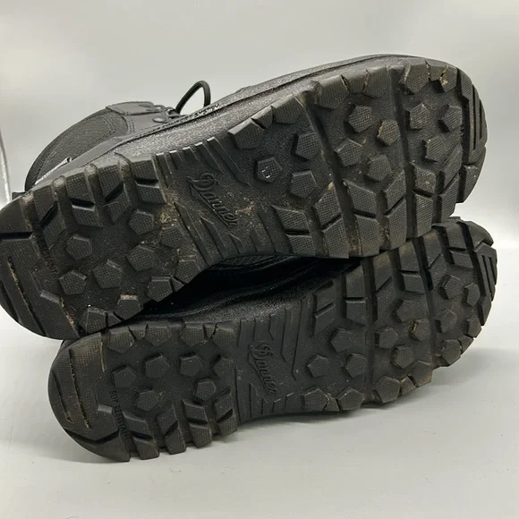 Danner Lookout 8" Black Leather Waterproof Boots Shoes 23824 Mens 8.5” Like New! - Picture 5 of 8